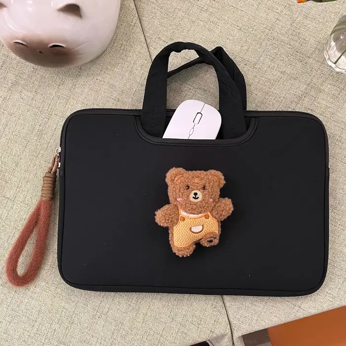 Mignon ordinateur Portable Bag11 13.3 14 15 15.6 16 pouces ordinateur voyage Portable sac à main coréen mode ordinateur Portable tablette Pounch femmes porte-documents