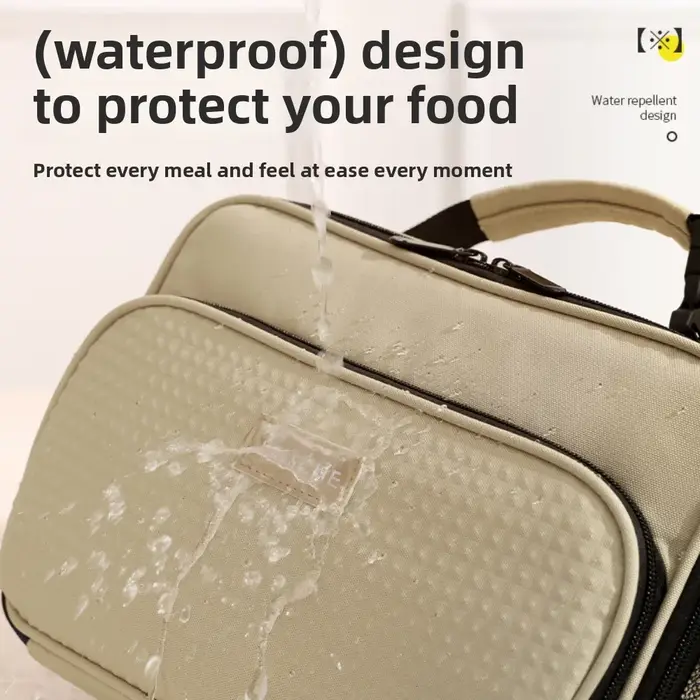 Sac à déjeuner isolé sac à Bento isolant feuille d'aluminium sac de riz sac de repas sac de glace étudiant