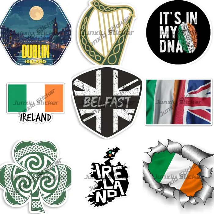 Autocollant de l'arrête de l'irlande