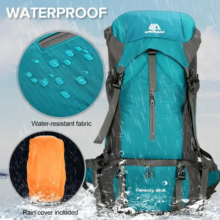 70L randonnée sac à dos Camping escalade sac à dos voyage Trekking sac alpinisme sac Sports de plein air sac à dos étanche