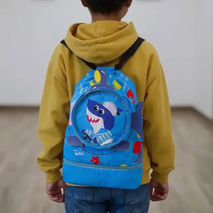 Sac à dos de natation sec et humide pour enfants