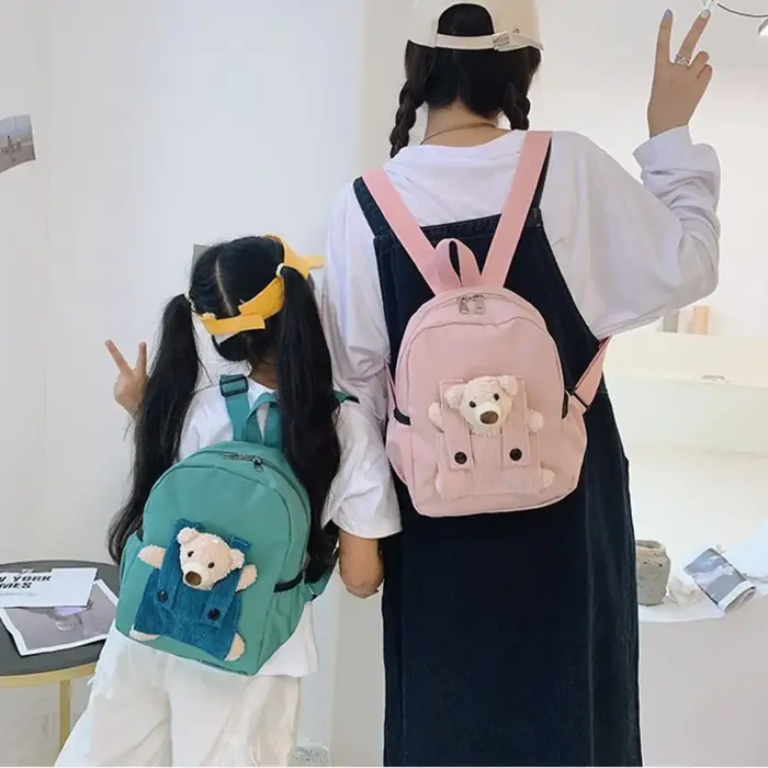 Sac à dos ours en peluche pour tout-petits
