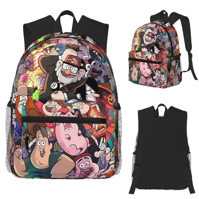 Gravitys Falls – sac à dos pour étudiants, sac d'école, randonnée, voyage, sac à dos pour garçons et filles, sac à bandoulière à la mode