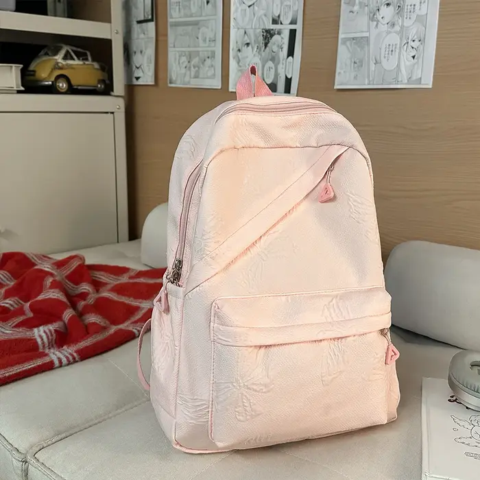 Sac à dos multi-poches au design minimaliste, nouveau sac à dos décontracté frais et élégant, sac à