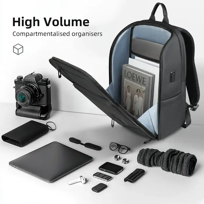 Sac à dos d'affaires Heroic Knight pour ordinateur portable de 15,6 pouces, grand sac à dos de voyag