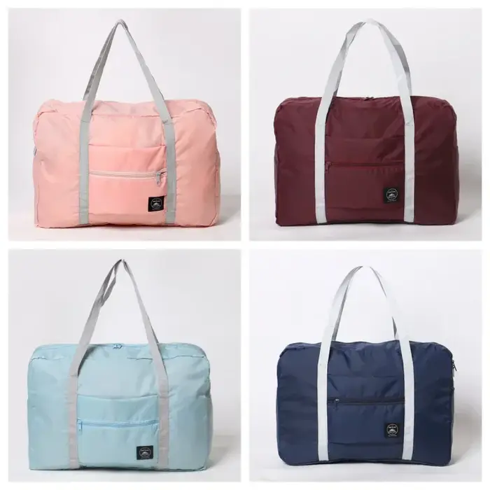 Sac de voyage pliable pour femmes et filles – Bagage à main léger avec tissu doux de grande capacité pour les voyages du week-end et les affaires