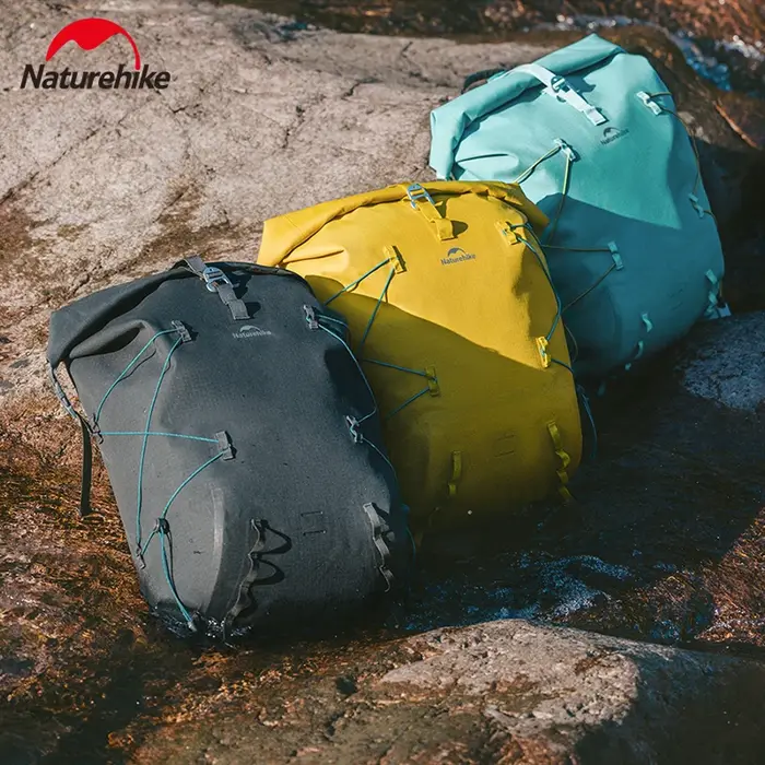 Naturehike 28L sac de dérive étanche sac à dos de natation résistant à l'usure plongée en rivière humide sec Rafting canoë Kayak sac de Camping