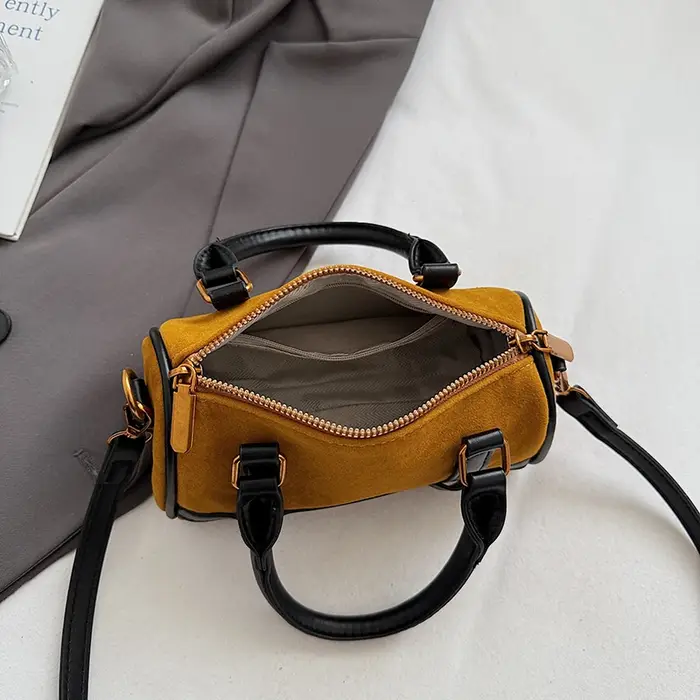 Mini petit sac femmes 2025 polyvalent hiver daim cuir épaule sac à bandoulière dames concepteur Boston sac à main sac à café
