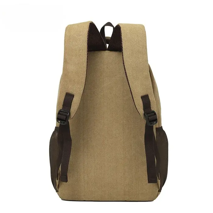 Sac à dos pour hommes à la mode sac à dos en toile décontracté haut de gamme pour femmes sac à dos pour ordinateur portable de grande capacité cartable Simple et Durable