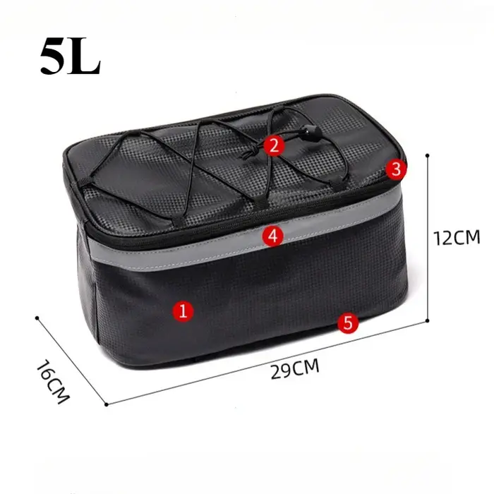 Sac à dos portable pour moto, sac de coffre de vélo, sac arrière T1, dégager de siège arrière, cycli