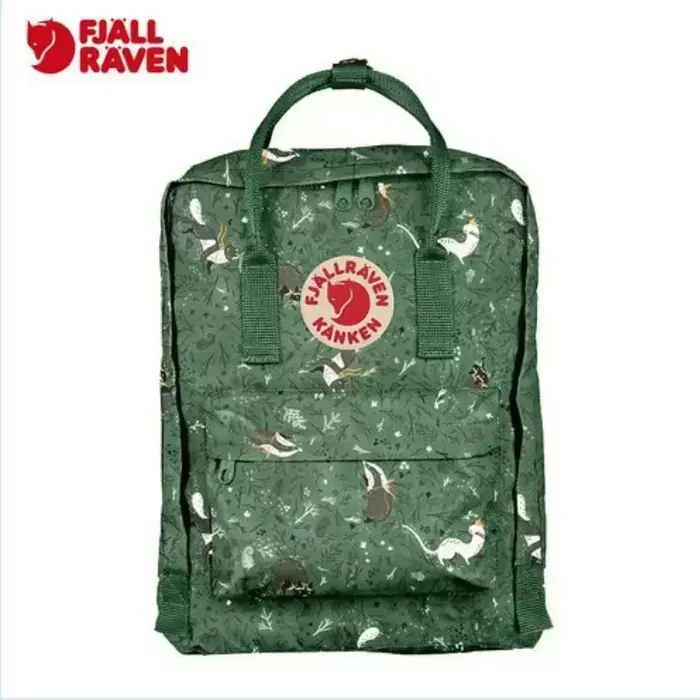 Sac à dos scolaire classique Fjallraven Kanken avec logo Arctic Fox pour hommes et femmes