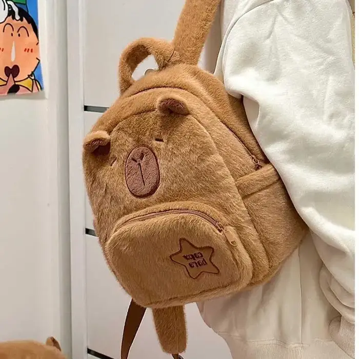 Capybara sacs à dos bébé éducation de la petite enfance mignon sac d'école enfant dessin animé maternelle sac à dos sac de voyage pour enfants cadeau