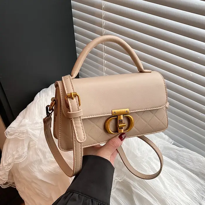 Sac à main tendance pour femme 2025 – Nouvelle collection printemps – Sac carré diagonal haut de gamme – Sac à bandoulière de qualité