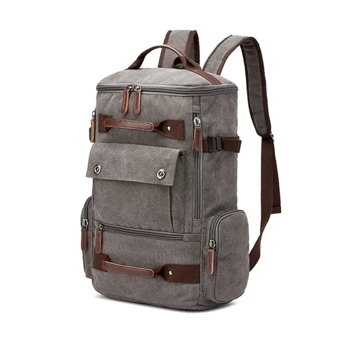 Sac à dos pour hommes sac à dos en toile Vintage sac d'école sacs de voyage