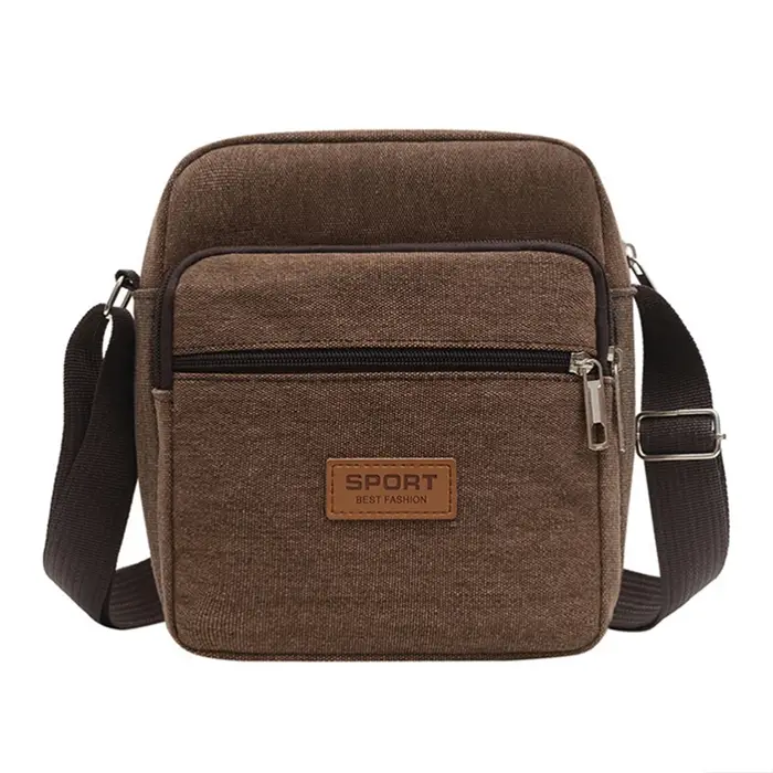 Hommes mode toile petit sac décontracté