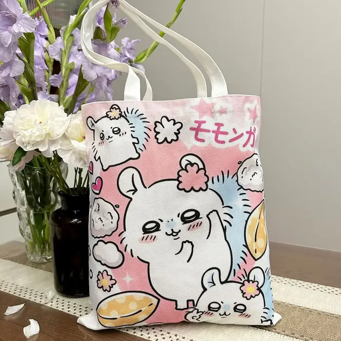 Sac en toile de dessin animé Chiikawa