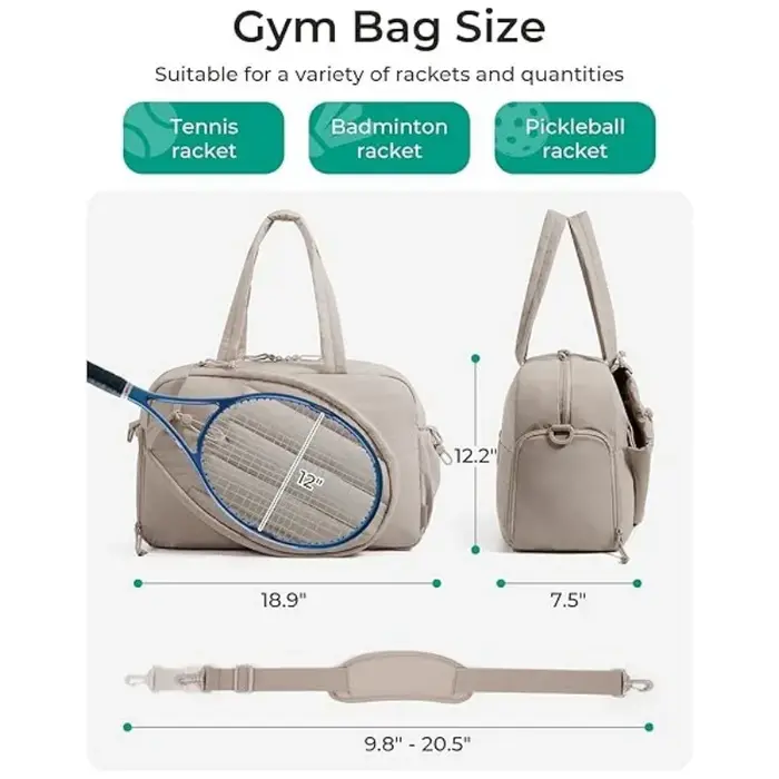 Nouveau sac de raquette de tennis et de pickleball d'extérieur