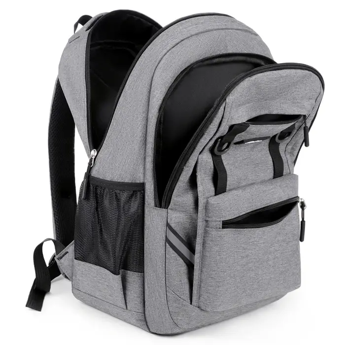 Sac à dos multi-poches pour hommes et femmes – Design spacieux et imperméable pour une école et les déplacements robustes