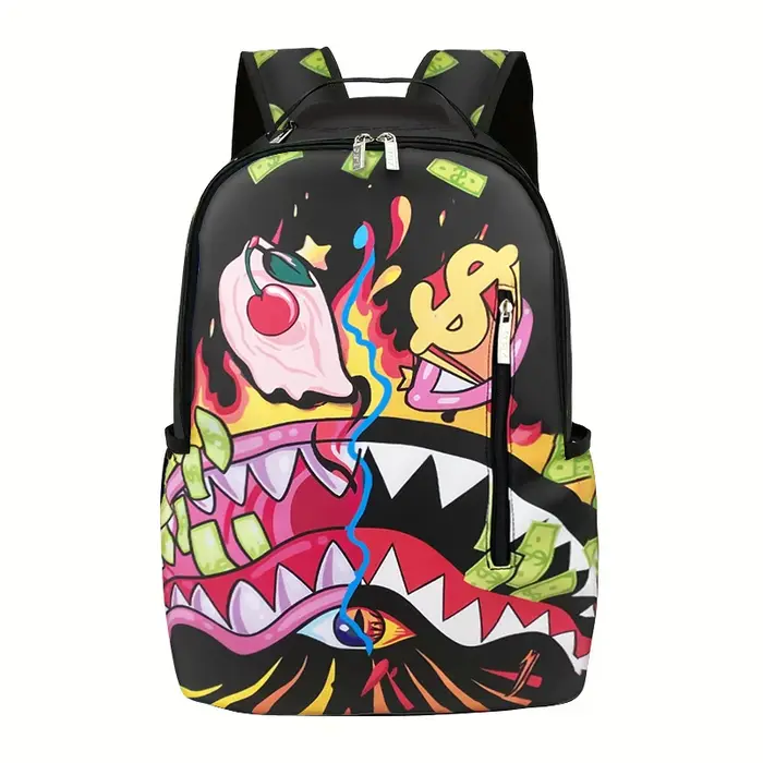 Nouveau sac à dos tendance de style urbain pour hommes et femmes, sac à dos de voyage à grande capac