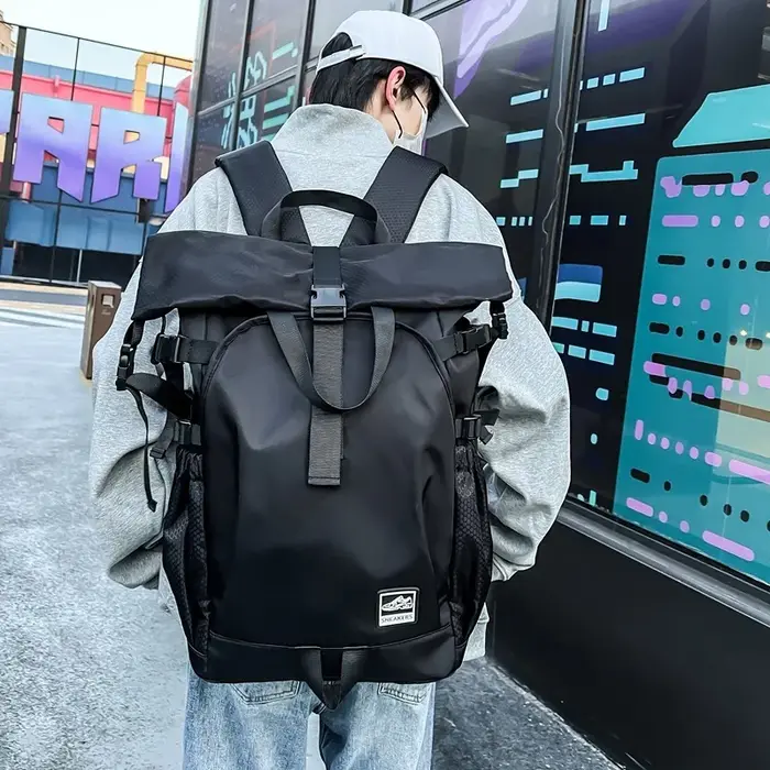 Sac à dos tendance à roulettes pour hommes