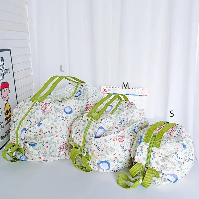Sac de courses pliable imprimé style japonais