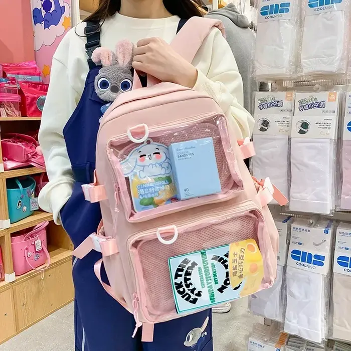 Japonais Kawaii Itabag femmes nouveau 2024 sac à dos Transparent