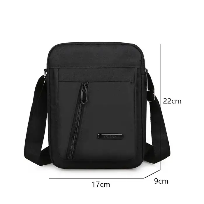 Sac à bandoulière en toile de Sport pour hommes polyvalent réglable adapté aux vêtements d'affaires et décontractés parfait pour les sacs à main de voyage Bolsa