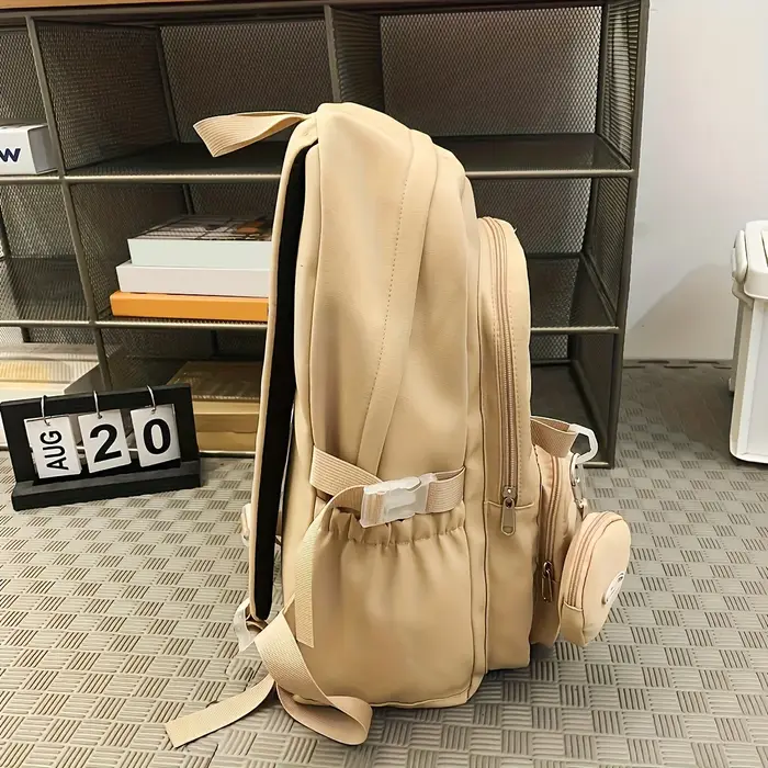 Sac à dos Simple grande capacité sport voyage sac à dos collège lycée loisirs sac tutoriel sac