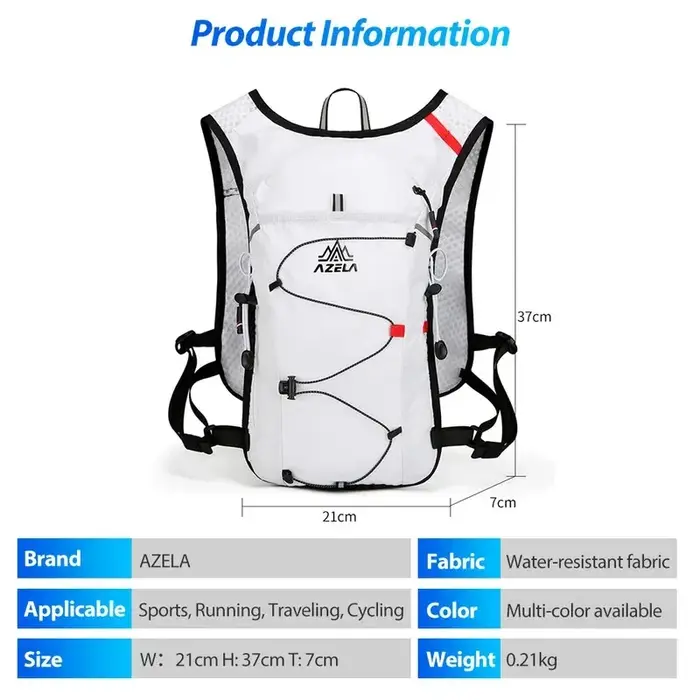 Sac à dos d'hydratation pour la course à pied