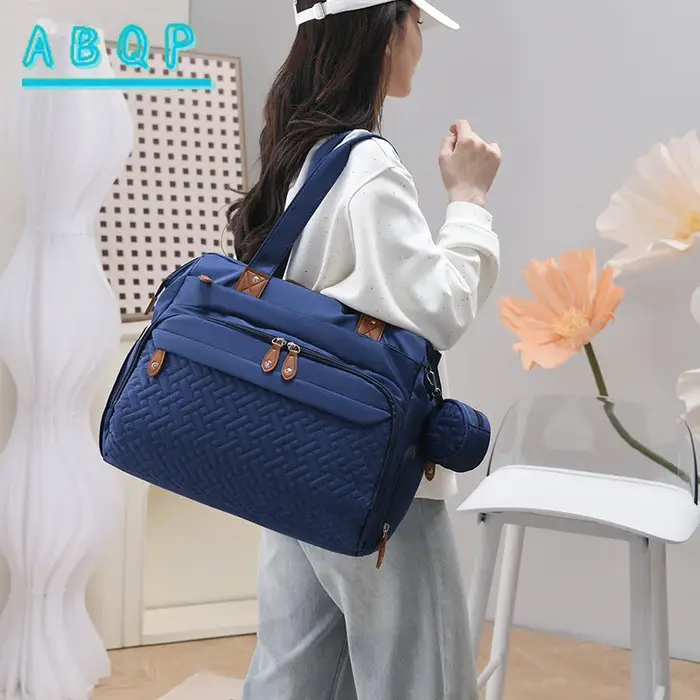 Sac à dos à langer tendance, sac à dos à langer multifonctionnel pour bébé, sac de rangement grande capacité pour les essentiels de bébé