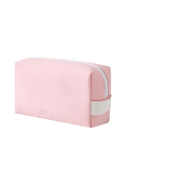 Sac à cosmétiques en cuir PU, imperméable, léger, mini pochette à main, multifonctionnel, anti-usure