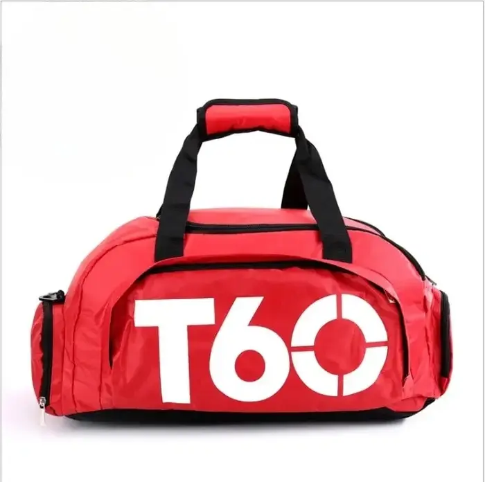 Sac de sport Oxford, sac de sport sec et humide, grande capacité, sac d'entraînement, compartiment à