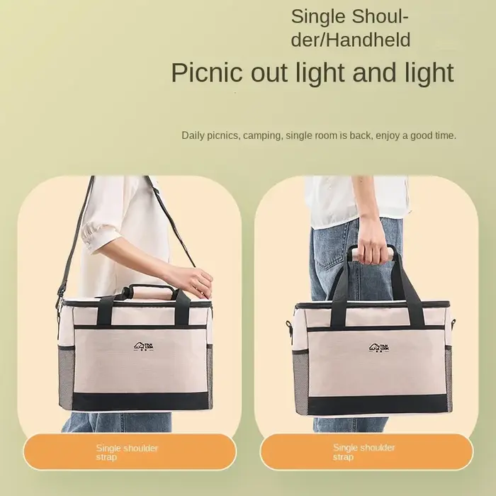 TANLU sac isolé sac de glace en plein air Portable Camping grande capacité étanche refroidisseur domestique