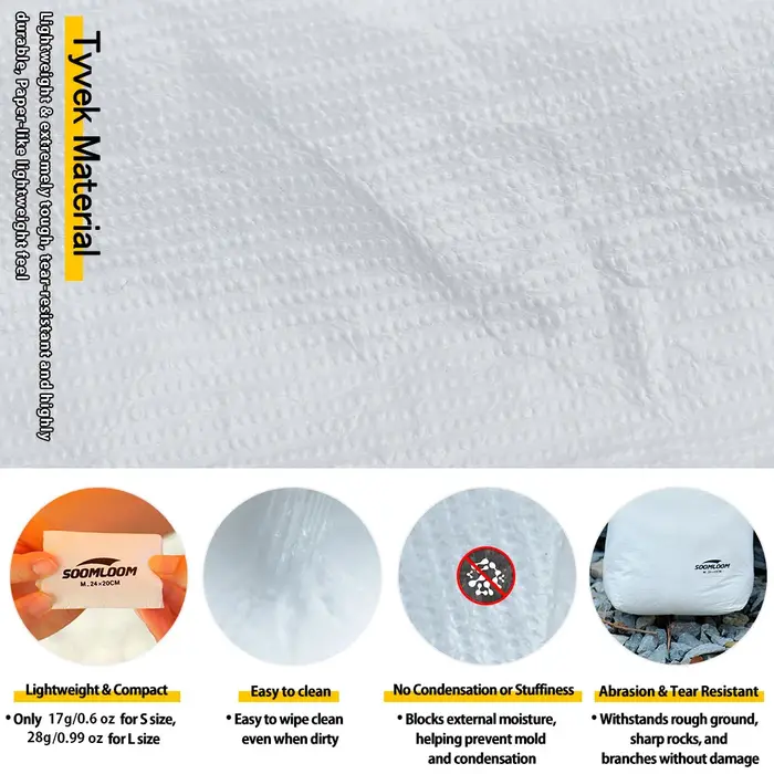 Ensemble de sacs de rangement Soomloom Tyvek