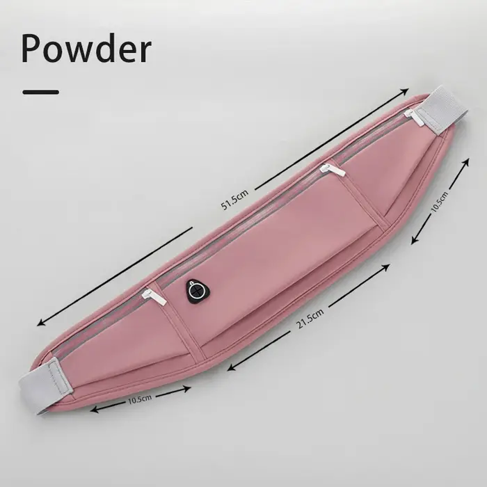 Sac banane de sport pour hommes et femmes; Sac de sport extérieur étanche avec accessoires de téléph