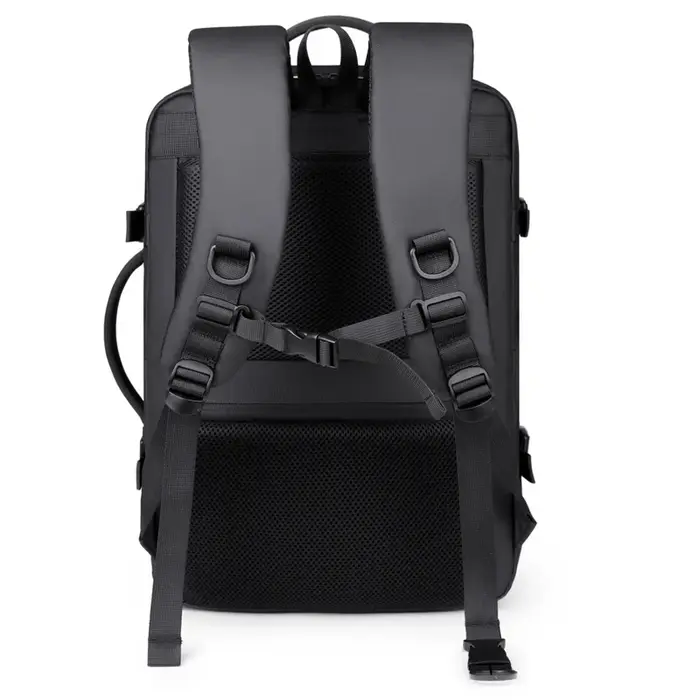 Sac à dos extensible hydrofuge avec compression sous vide
