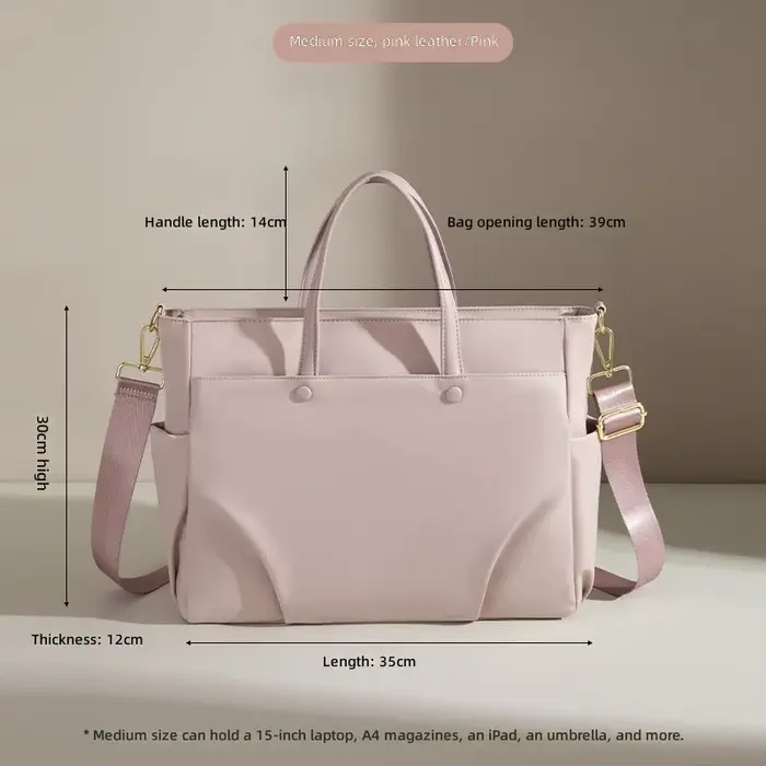 Sac pour ordinateur portable pour femmes, 15/16 pouces, housse de protection rembourrée, sac à bando