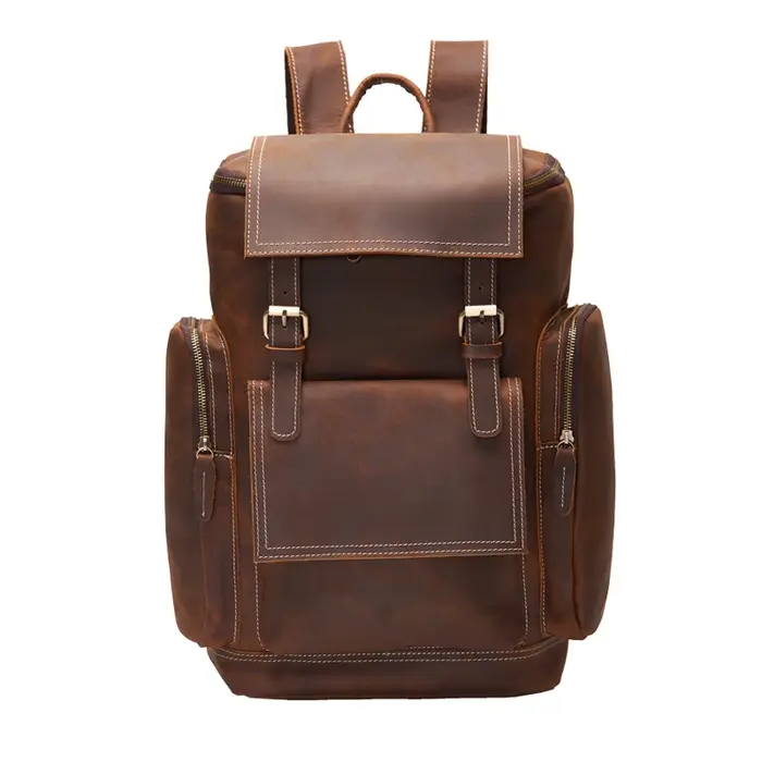 Sac à dos en cuir vintage pour homme