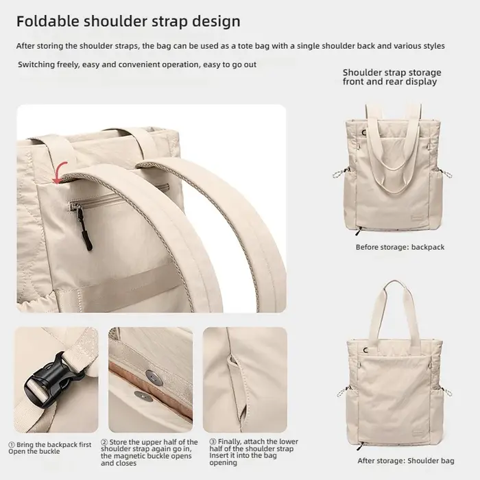 Sac à dos décontracté de grande capacité pour femmes, qualité de GOLF, tissu Oxford, multifonctionne