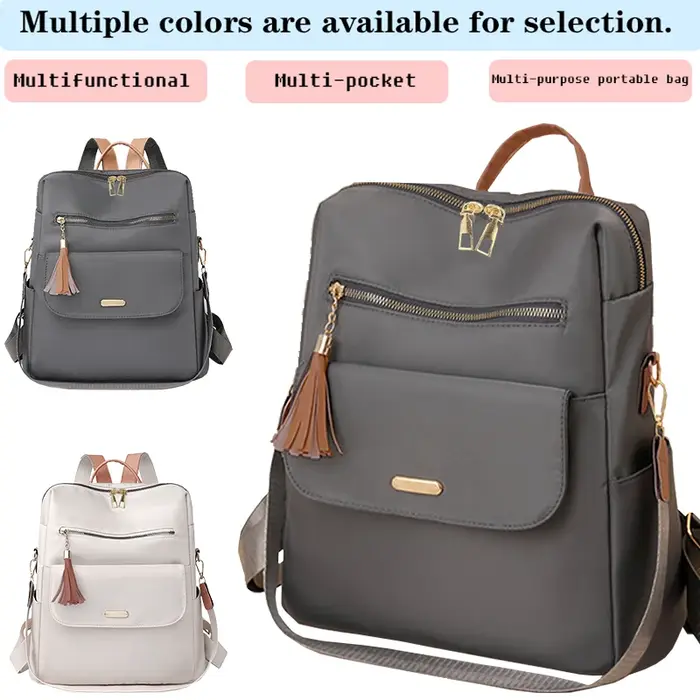 Sac à dos de style neutre pour hommes et femmes, adapté aux voyages, au tourisme, à la photographie et aux étudiants comme cartable.