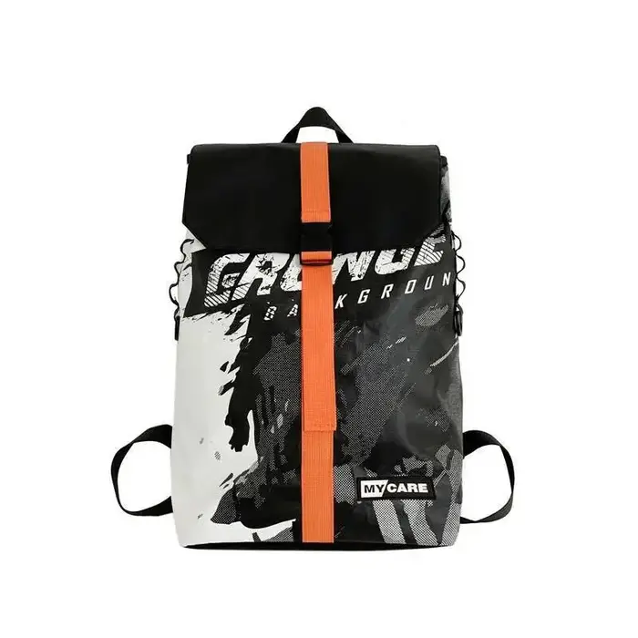 Style coréen, sac à dos double de sport décontracté de voyage en plein air à la mode pour hommes avec sensation haut de