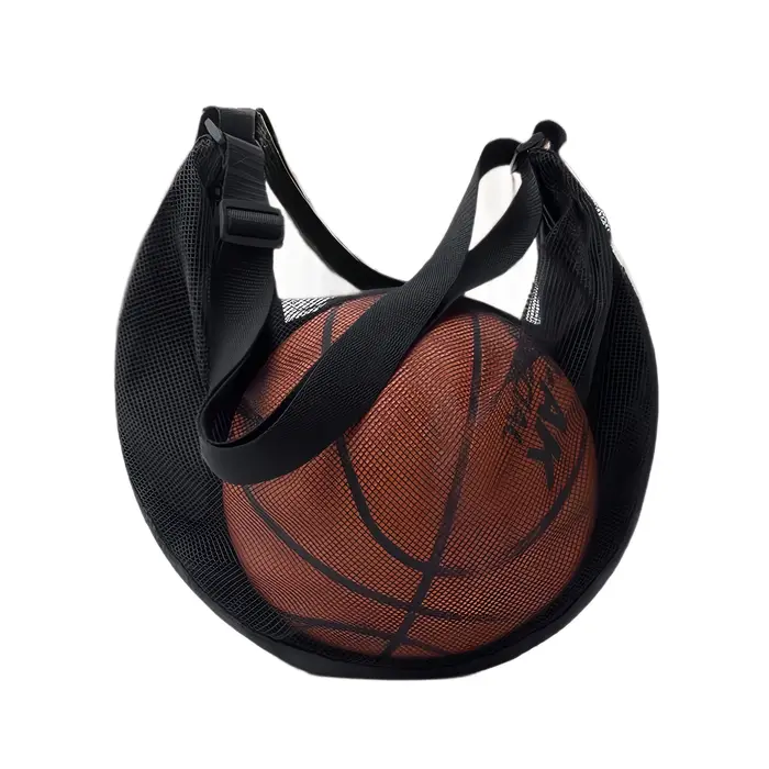 Sac de basket-ball en maille légère-sac de sport à bandoulière Portable pour volley-ball de football