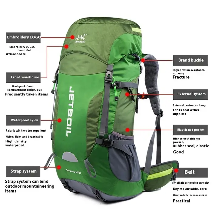 Sacs à dos tactiques de camping