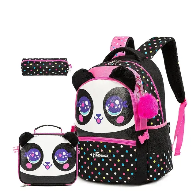 Sacs à dos pour enfants pour filles, sac d'école avec boîte à déjeuner, ensemble de sac à dos d'écol