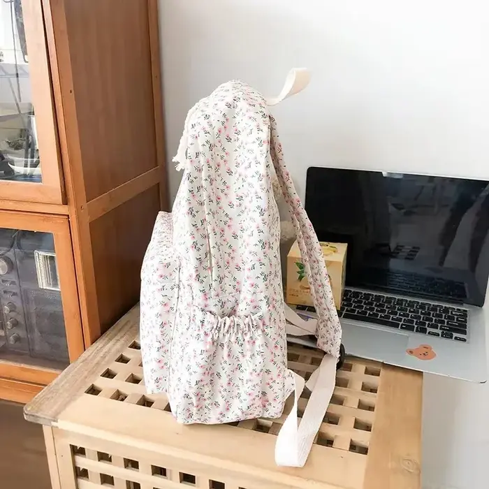 Sac à Dos en Nylon Simple et Frais de Grande Capacité