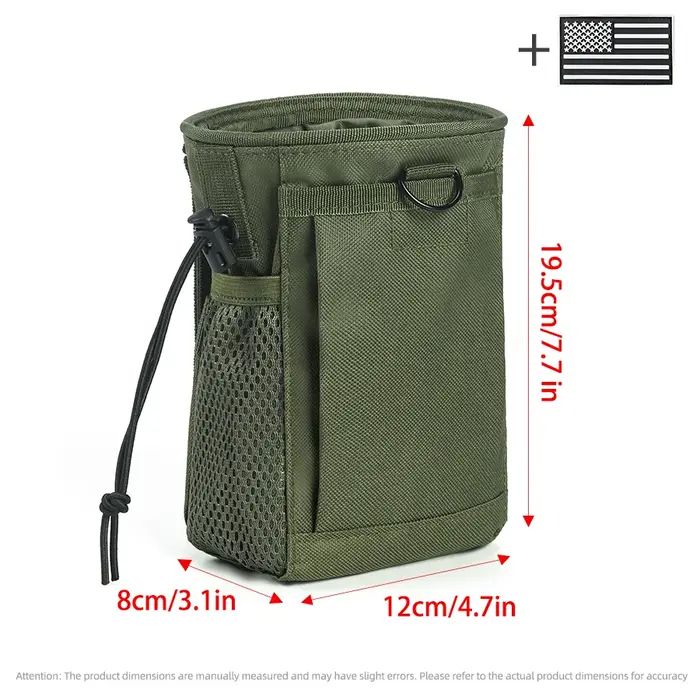 Sac à craie pour l'escalade - Sac de taille en nylon durable avec poche en filet et fermeture à cordon