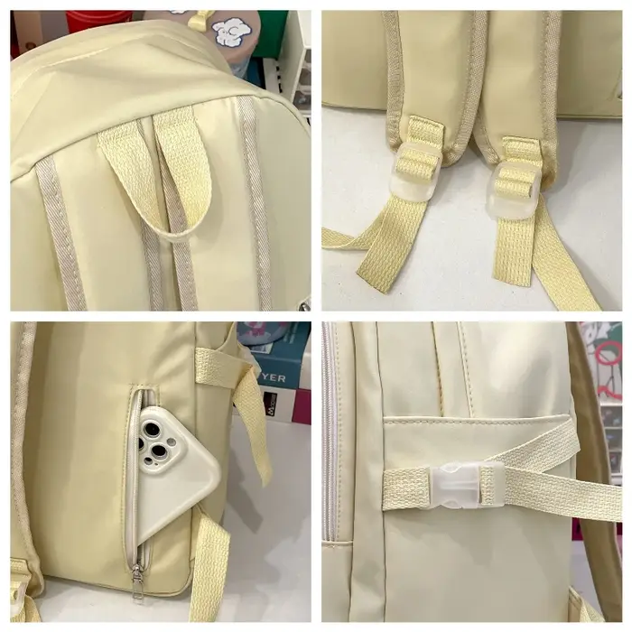 Y2K – sac à dos mignon pour femmes, Kawaii Ita, sac à dos Transparent pour fille douce, bricolage d'exposition de personnalité, sac à bandoulière Lolita