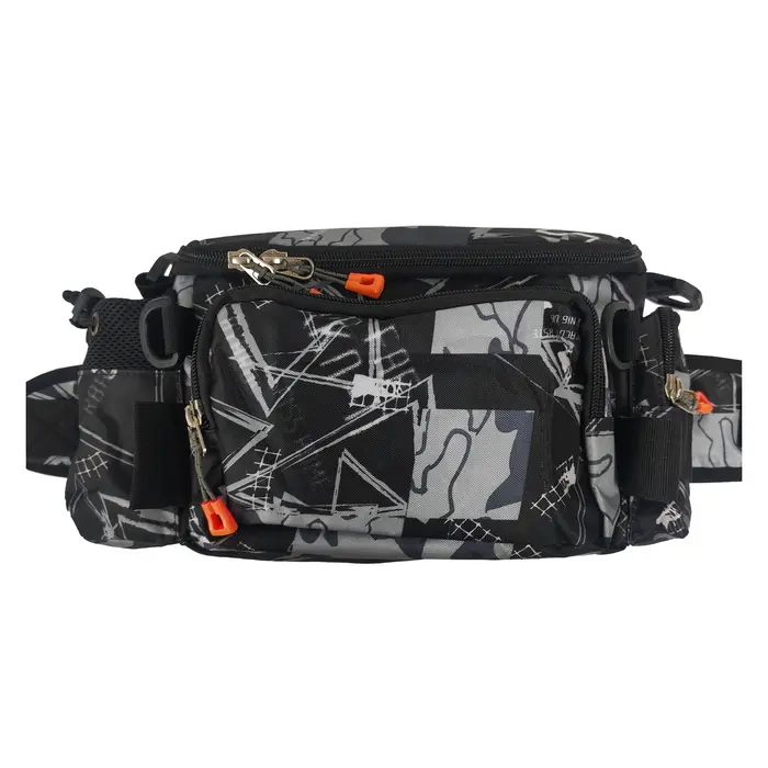 MBLN Sac à bandoulière pour leurres avec sangle rembourrée respirante, tissu léger et durable imperm