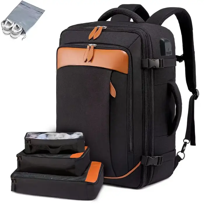 Nouveau Sac à Dos de Voyage Multifonctionnel pour Homme 2026 avec Compartiment à Chaussures, Cubes d