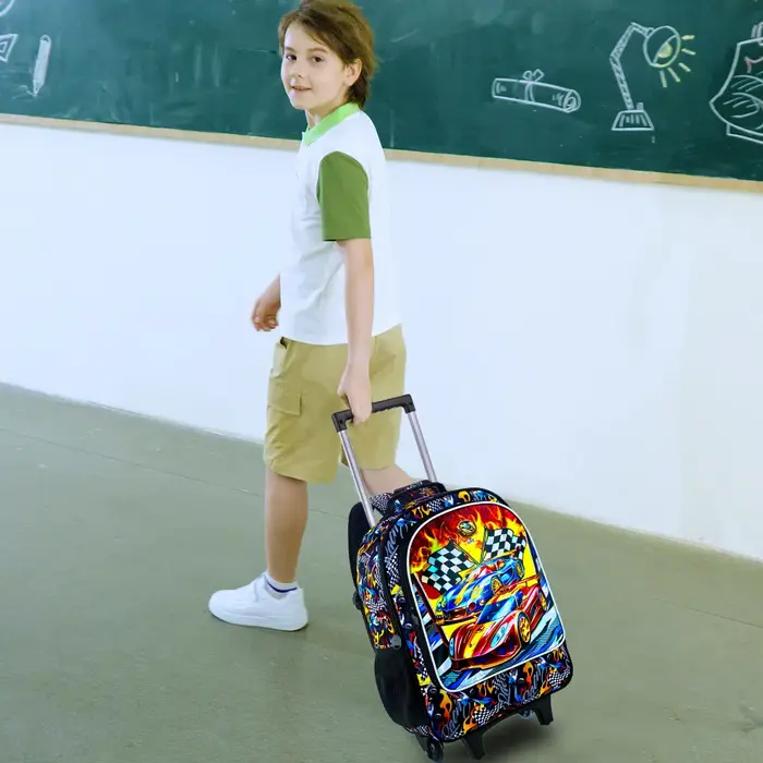 Sac à dos roulant pour garçons